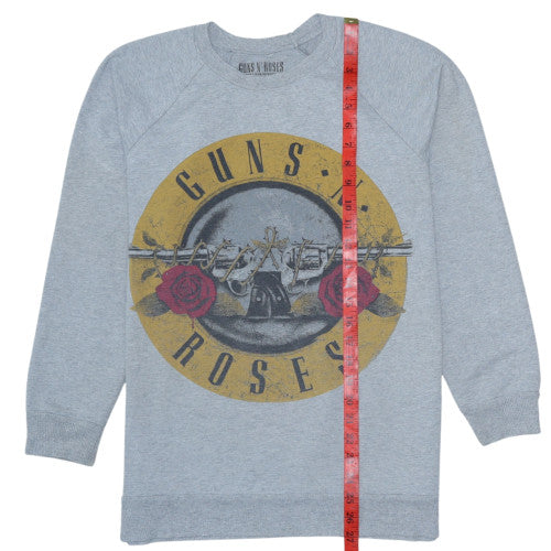 Atmosphere Guns N' Roses Grey Graphic Pullover Sweatshirt UK 14
