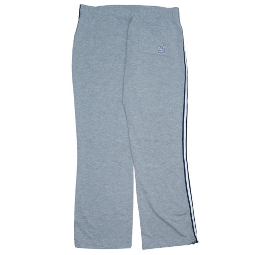 Nxt Active Women Grey Track Pants Size 16L Elastic Waist Side Stripe