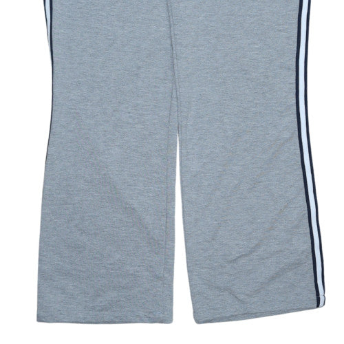 Nxt Active Women Grey Track Pants Size 16L Elastic Waist Side Stripe