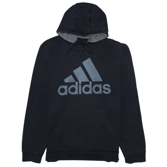 Adidas Men's Black Pullover Hoodie L Regular Fit Sportswear
