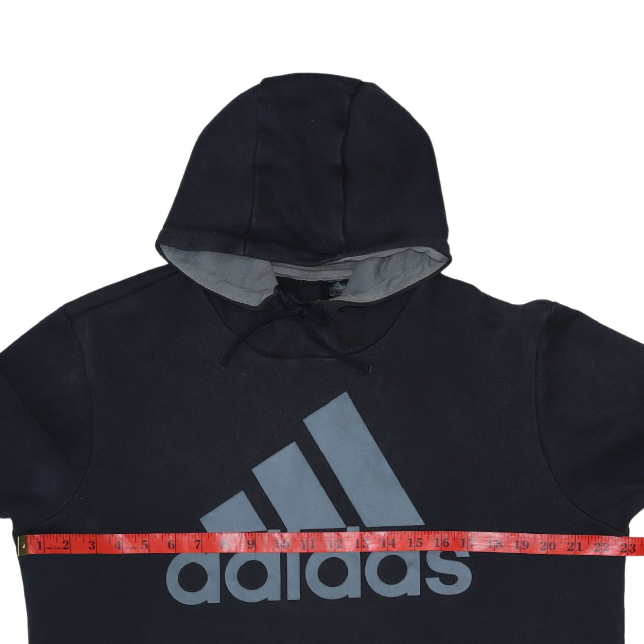 Adidas Men's Black Pullover Hoodie L Regular Fit Sportswear