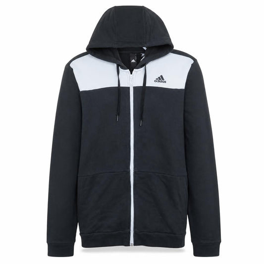 Adidas Men’s Black Full Zip Hooded Sweatshirt Size L