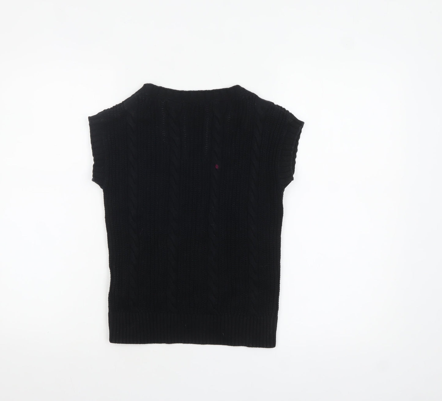 United Colors of Benetton Women's Black Knit Cardigan S