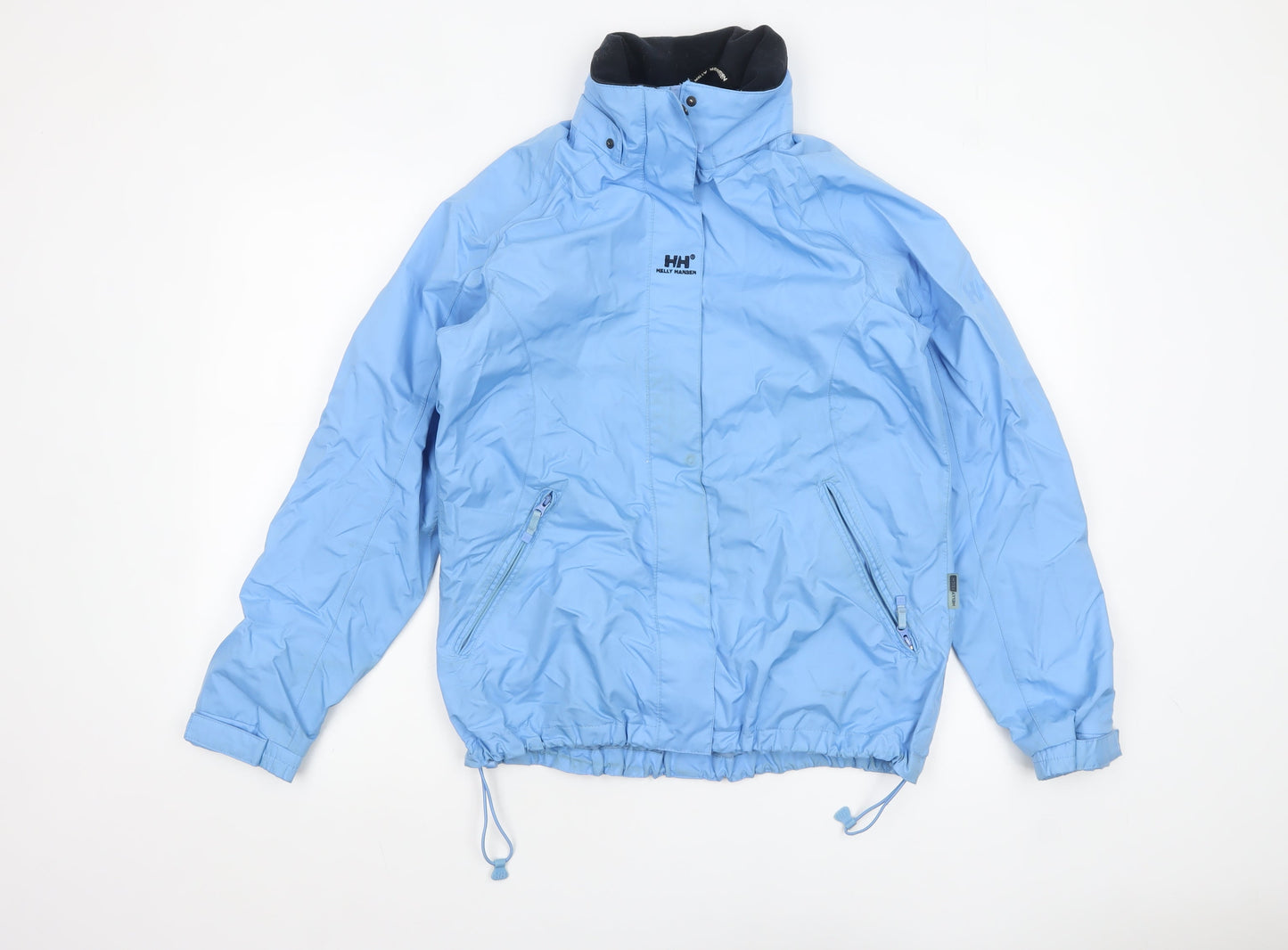 Helly Hansen Boys Blue Waterproof Windbreaker Jacket 16 Years Hooded