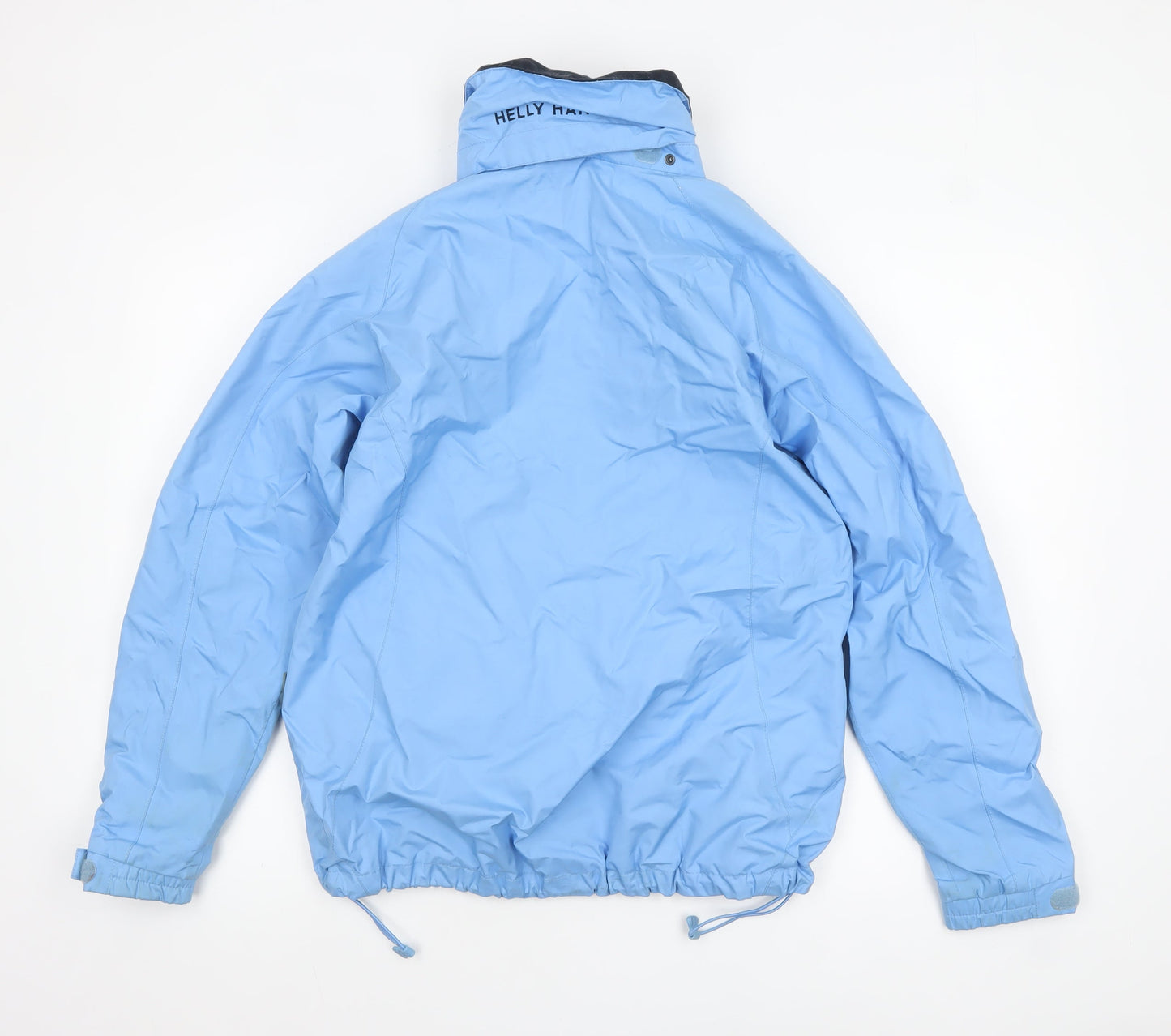 Helly Hansen Boys Blue Waterproof Windbreaker Jacket 16 Years Hooded