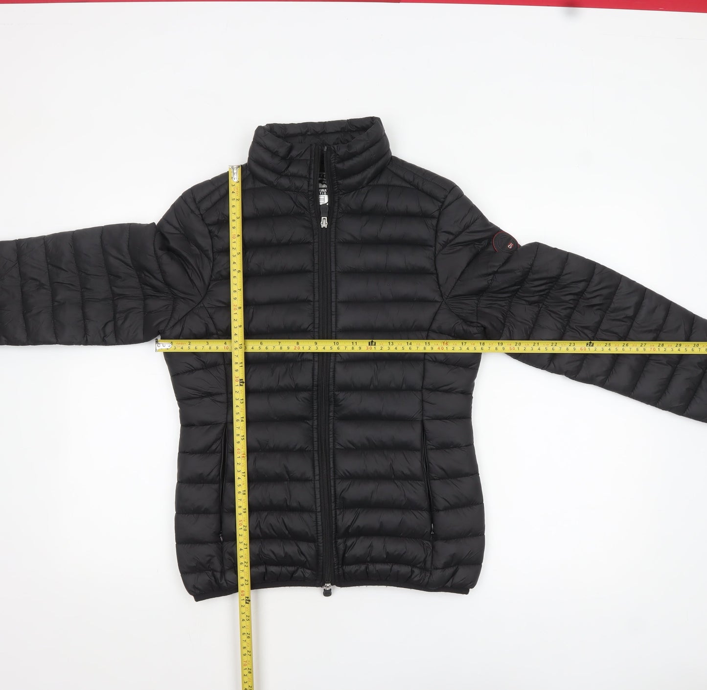 Geographical Norway Womens Black Size 12 Puffer Jacket Lightweight Quilted Outerwear