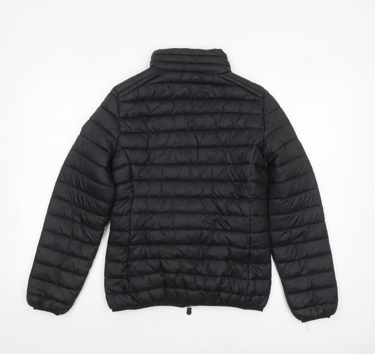 Geographical Norway Womens Black Size 12 Puffer Jacket Lightweight Quilted Outerwear