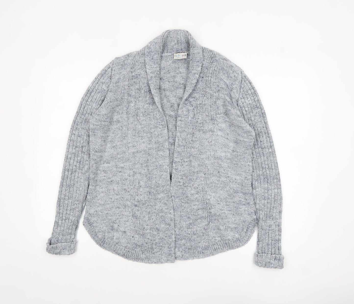 Marks and Spencer Women's Grey Size 16 Knit Open Cardigan