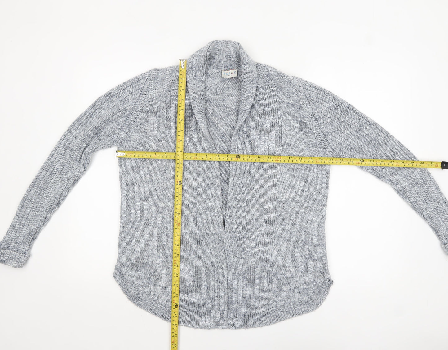 Marks and Spencer Women's Grey Size 16 Knit Open Cardigan