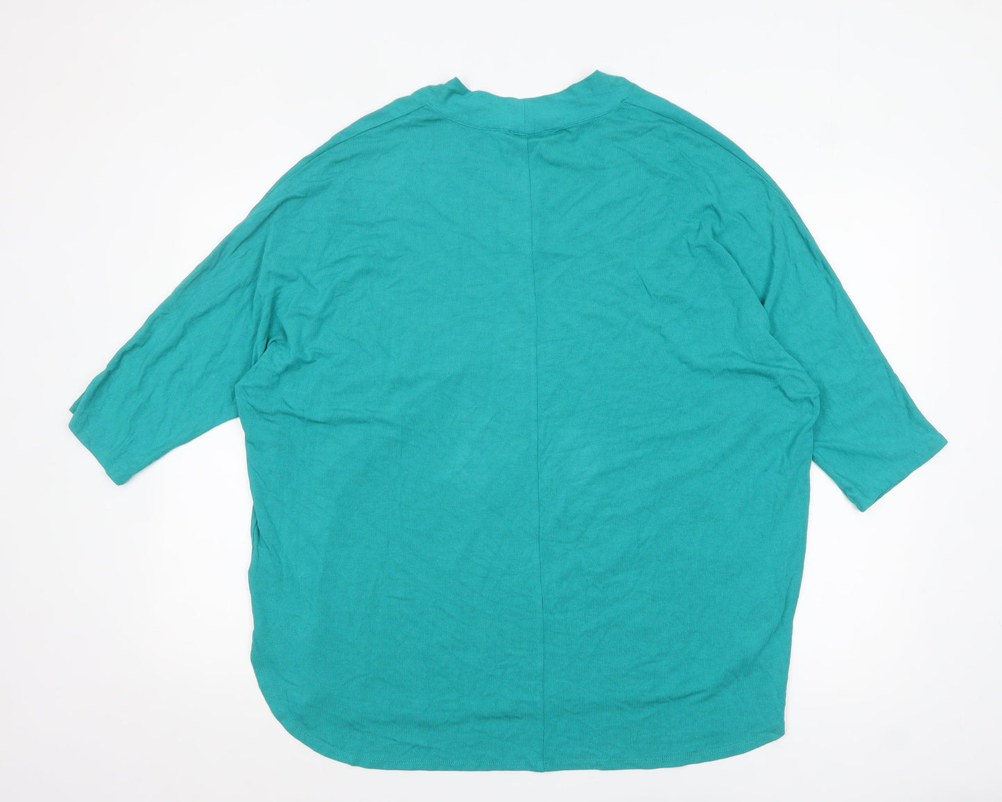 Phase Eight Women’s Green Viscose Tunic Jumper Size 18 3/4 Sleeve
