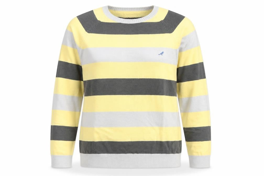 River Island Women's Multicoloured Striped Pullover Jumper M