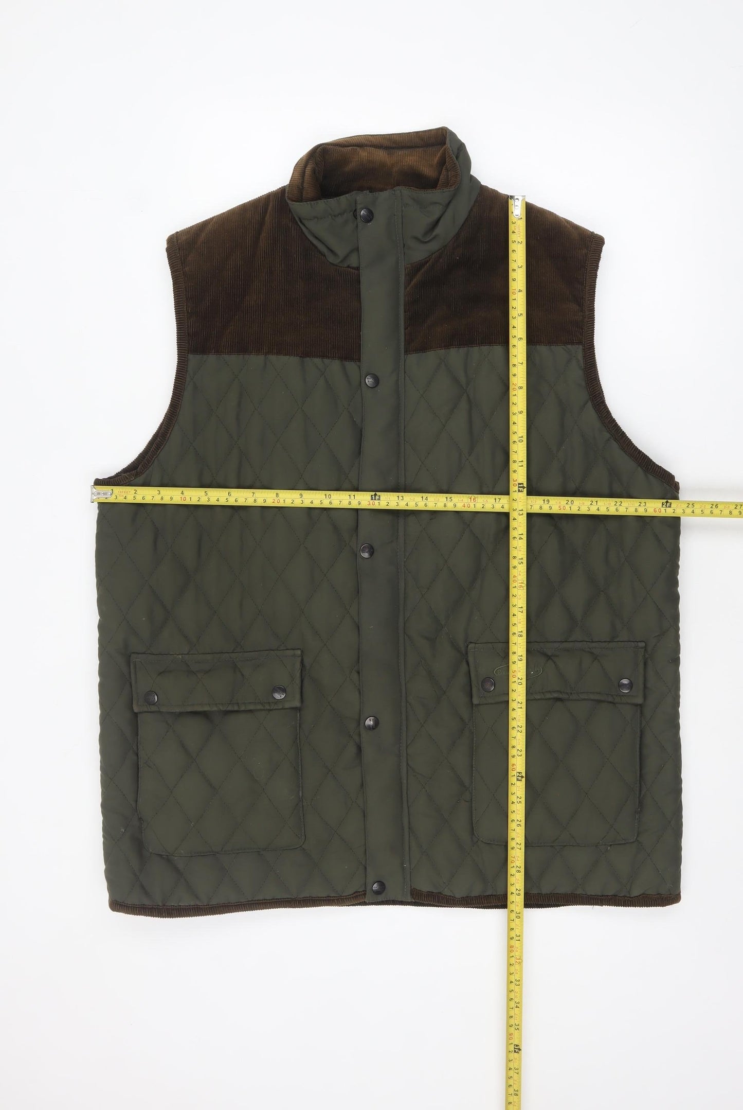 Country Estate Men's Green Quilted Waistcoat XL Padded Outdoor Vest