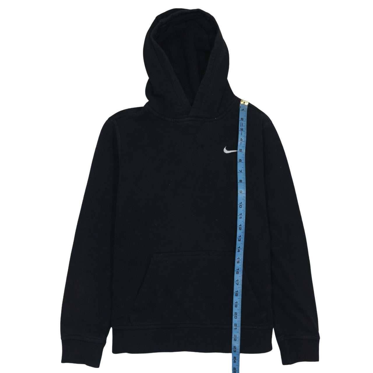 Nike Teens Black XL Pullover Fleece Hoodie with Logo