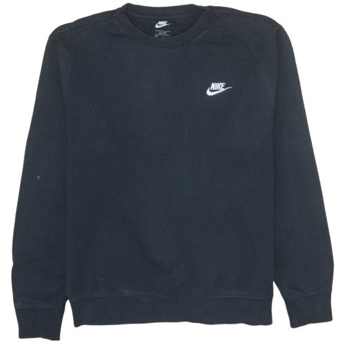 Nike Men's Black M Pullover Crew Neck Fleece Sweatshirt