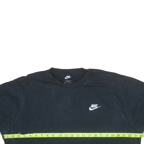 Nike Men's Black M Pullover Crew Neck Fleece Sweatshirt
