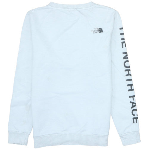 The North Face Womens White Crew Neck Pullover Sweatshirt S