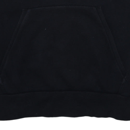 Adidas Men's Black Pullover Hoodie Size M Fleece Sportswear