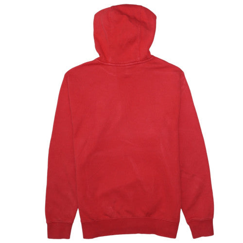 Nike Men's Red Small Pullover Hoodie - Classic Fleece Sweatshirt