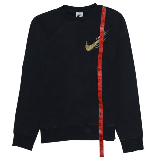 Nike Men's Black Small Pullover Crew Neck Sweatshirt