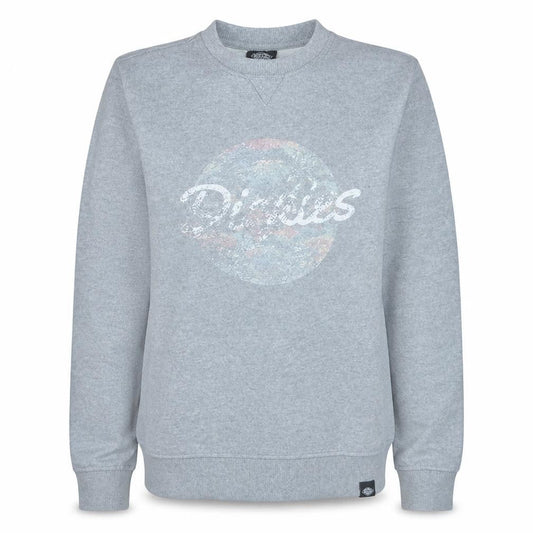 Dickies Men's Grey Small Logo Pullover Sweatshirt