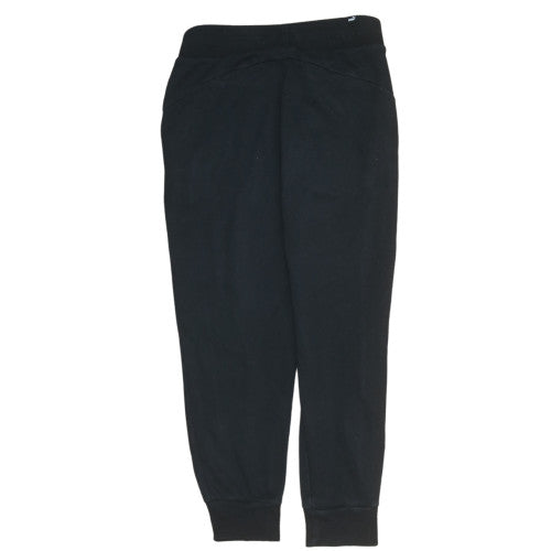 Puma Men's Black Jogger Sweatpants Size S Elastic Waist Tapered Fit