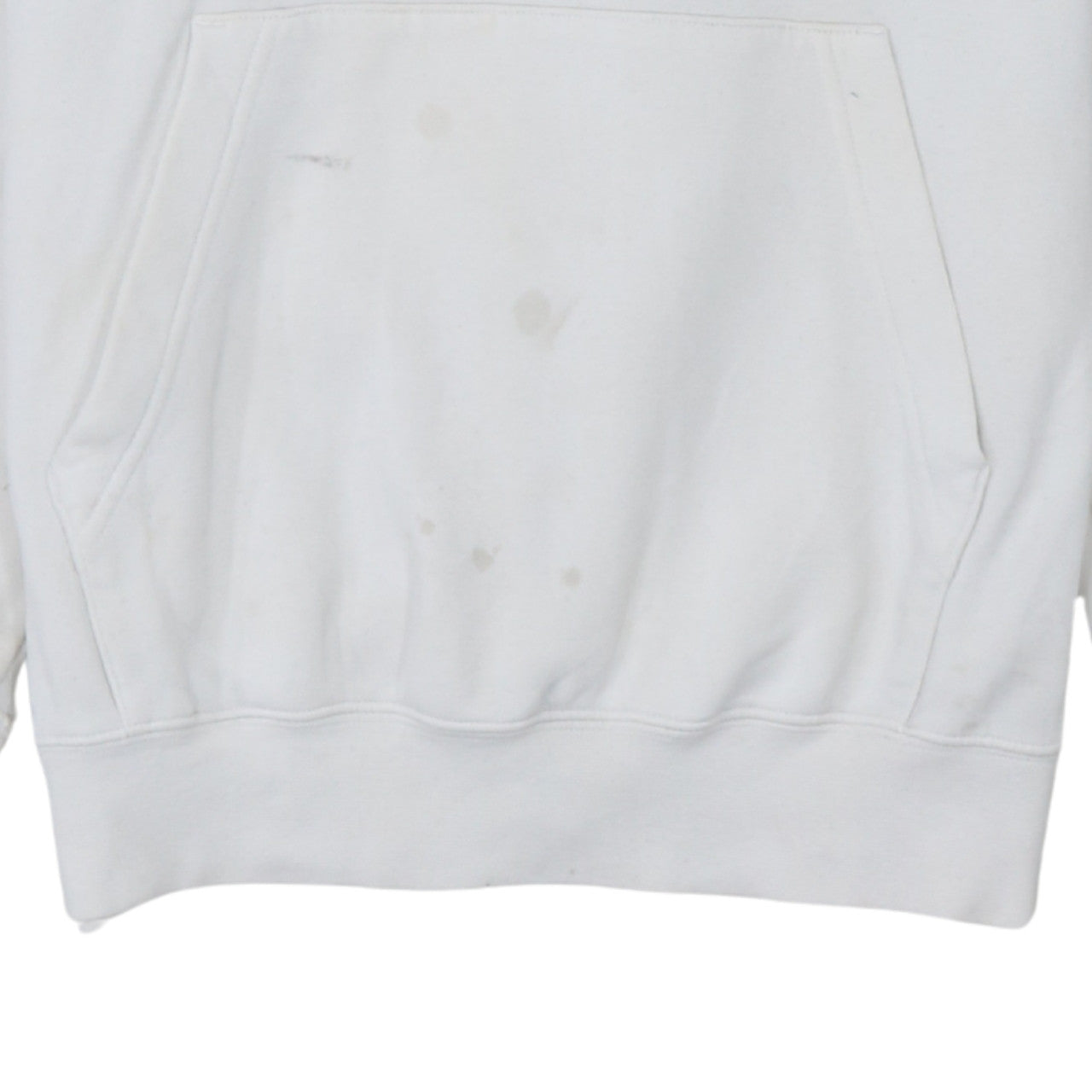 Nike Mens White Pullover Hoodie XS Fleece Sports Logo Hooded