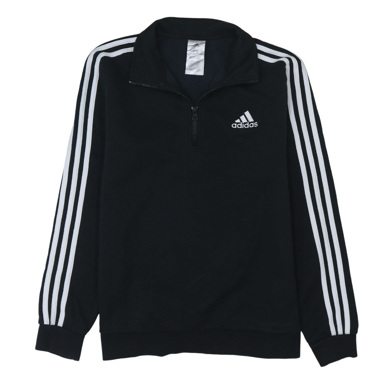 Adidas Women's Black 1/2 Zip Pullover Sweatshirt Size 12-14