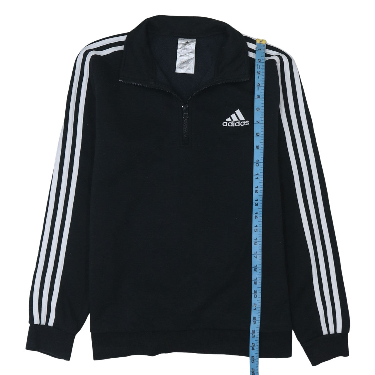 Adidas Women's Black 1/2 Zip Pullover Sweatshirt Size 12-14