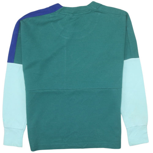 Adidas Women’s Multicoloured Cotton Blend Colourblock Sweatshirt Size S