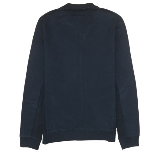 Hugo Boss Men's Black Full Zip Sweatshirt Size M Mock Neck