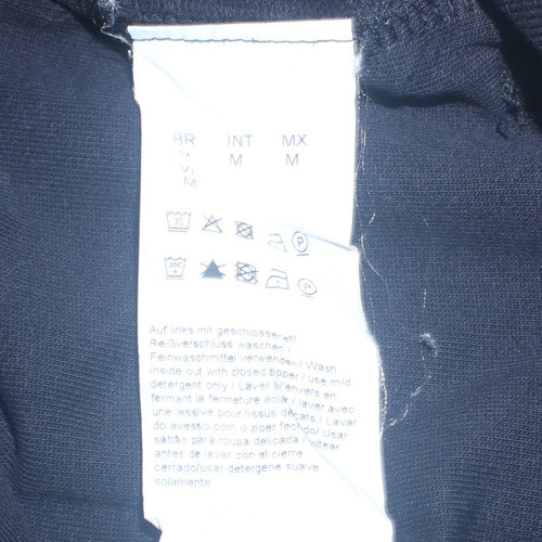 Hugo Boss Men's Black Full Zip Sweatshirt Size M Mock Neck