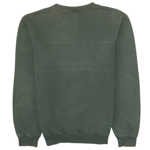 adidas Men's Green Pullover Sweatshirt M Crew Neck Logo Sports