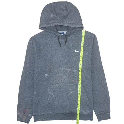 Nike Men's Grey Pullover Hoodie L Regular Fit Fleece