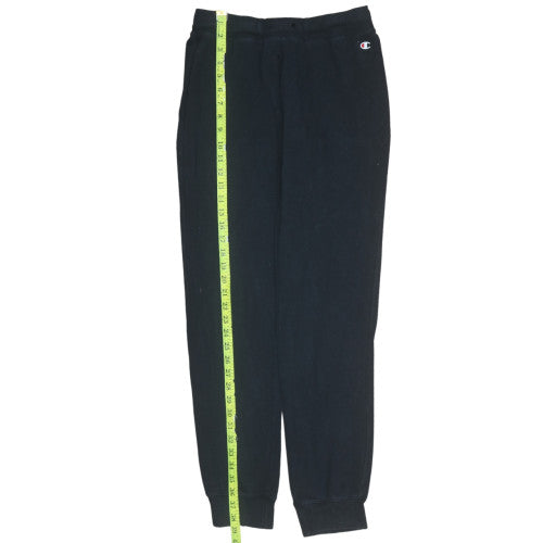 Champion Boys Black Jogger Sweatpants M Cotton Blend Fleece Activewear