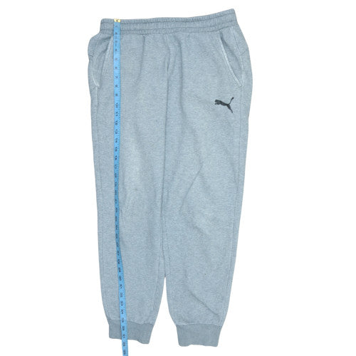 Puma Men's Grey Jogger Sweatpants L Regular Fit Activewear