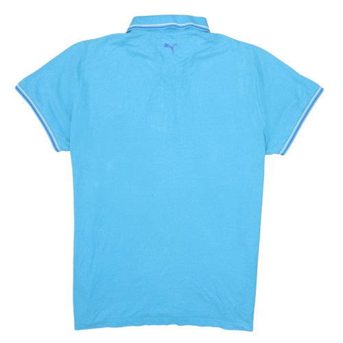 Puma Men's Blue Short Sleeve Polo Shirt Size 3XL Classic Fit
