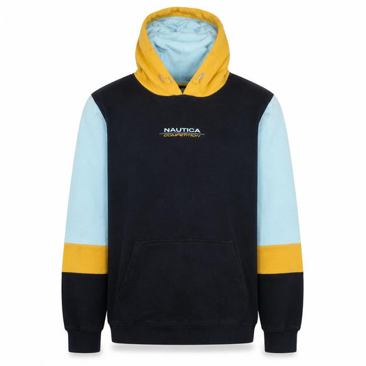 Nautica Competition Men's Multicoloured Pullover Hoodie L Sports Style