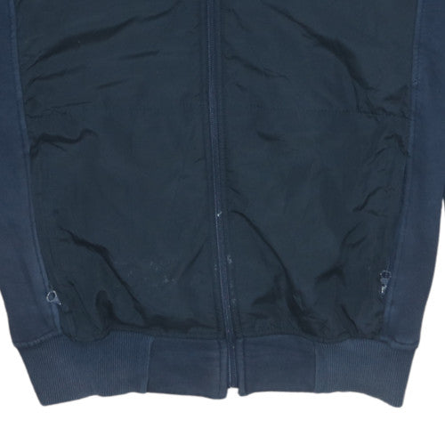 Hugo Boss Men's Blue Full Zip Fleece Hoodie XL Regular Fit