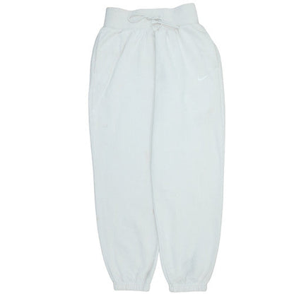 Nike Men's White Fleece Jogger Sweatpants Size S Regular Fit