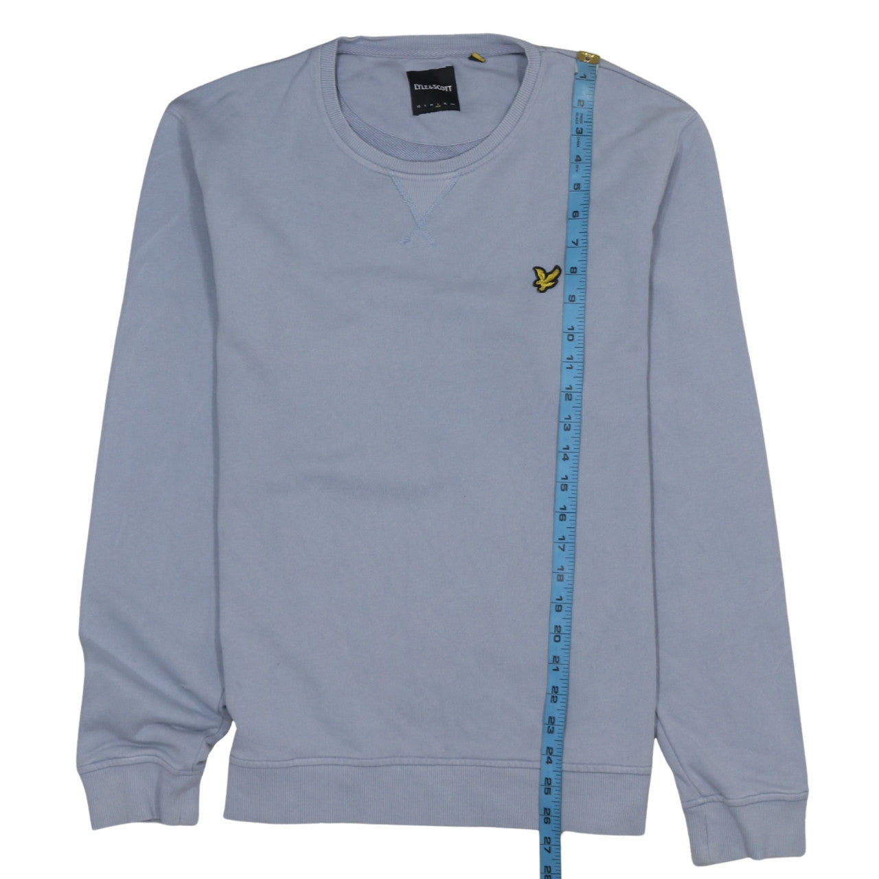 Lyle & Scott Men's Blue Crew Neck Cotton Sweatshirt Size L