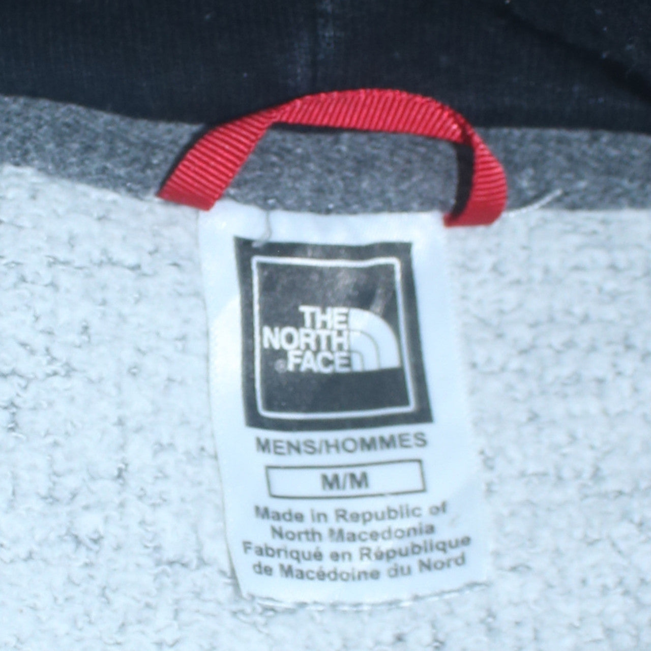 The North Face Mens Grey Pullover Hoodie Medium Outdoor Logo
