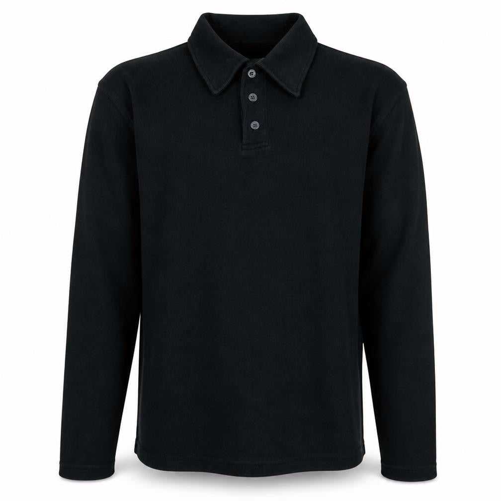 Calvin Klein Jeans Men's Black L Henley Sweatshirt Long Sleeve Cotton