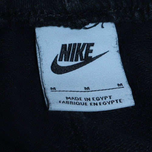 Nike Men's Black Fleece Jogger Trousers M Regular Tapered Fit