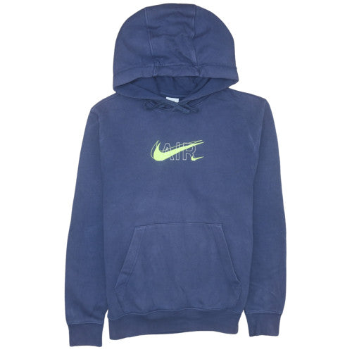 Nike Men's Blue XS Pullover Hoodie with Logo Graphic Print