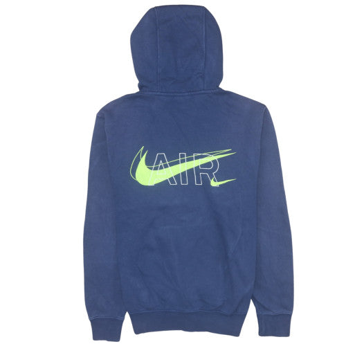 Nike Men's Blue XS Pullover Hoodie with Logo Graphic Print