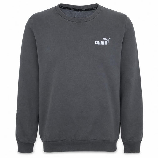 Puma Men's Grey Small Crew Neck Pullover Sweatshirt