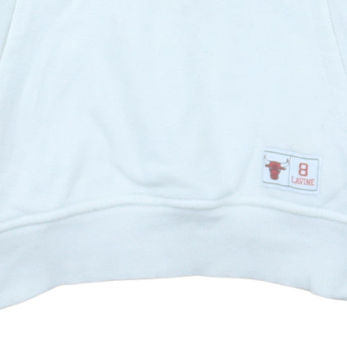 Primark NBA Chicago Bulls White Men's M Pullover Hoodie