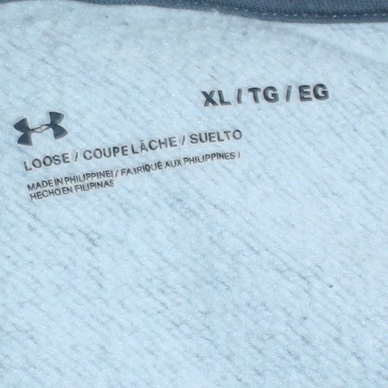 Under Armour Men's Grey XL Pullover Hoodie Cotton Fleece