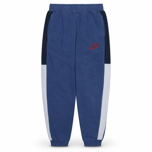 Nike Mens Blue XL Jogger Trousers Fleece Colourblock Activewear