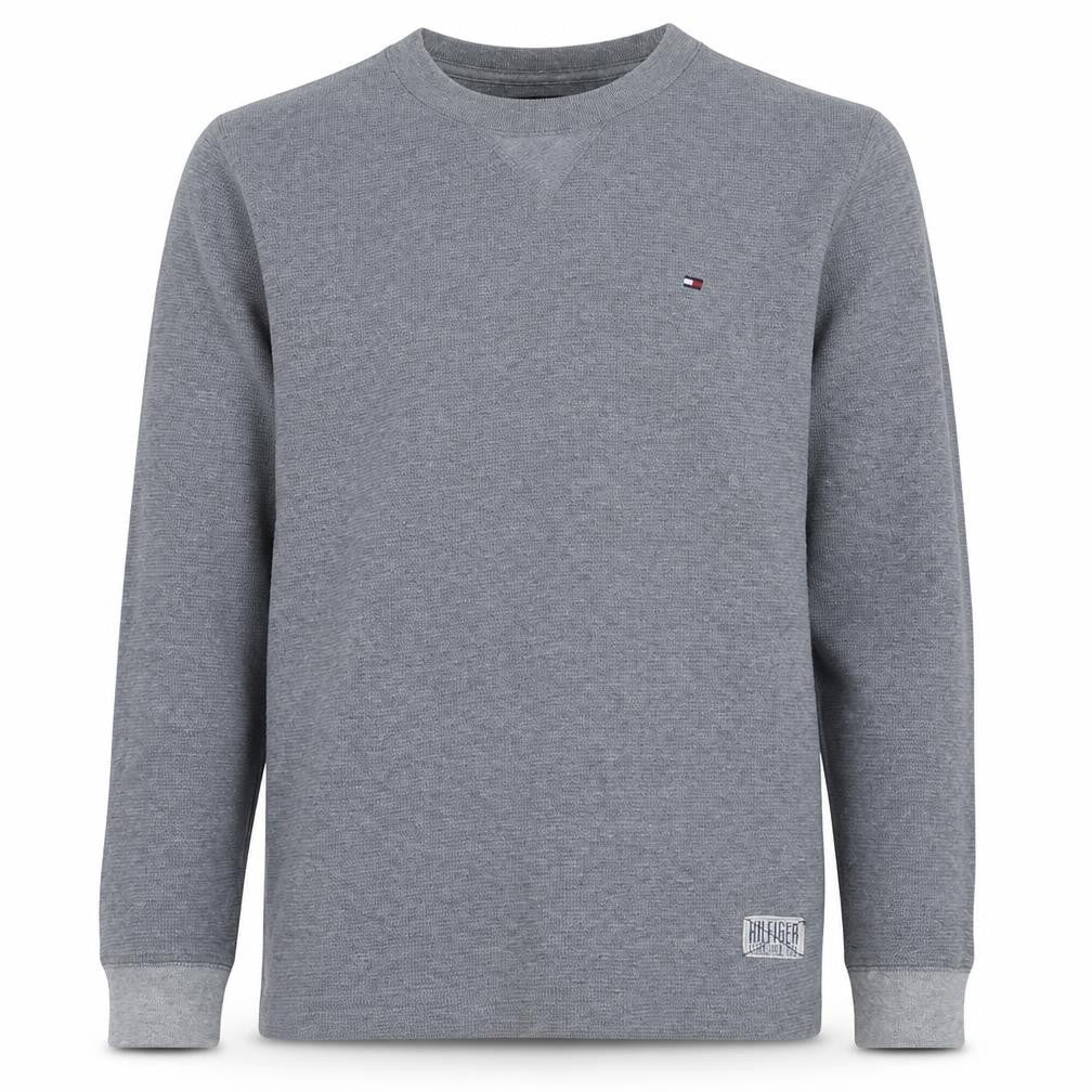 Tommy Hilfiger Men's Grey Crew Neck Pullover Sweatshirt M